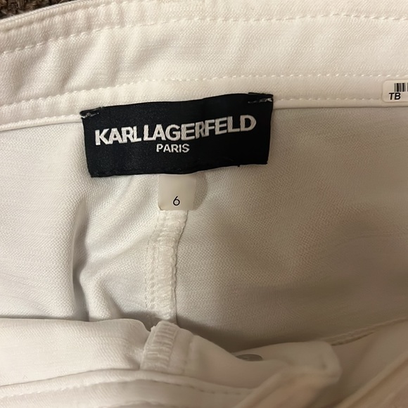 Karl Lagerfeld Women's High Waisted Seasonless Compression Pant - Picture 7 of 7